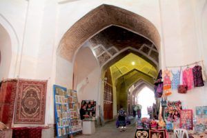 Área comercial en un caravansar. Bukhara