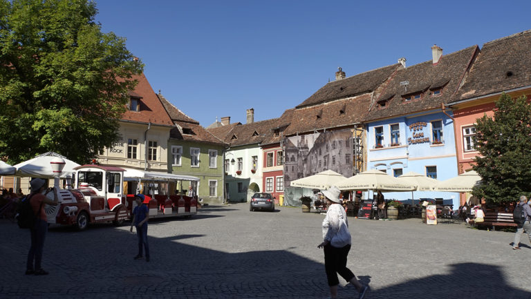 Sighisoara. Plaza principal