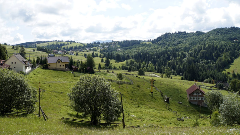 Paisaje de colinas