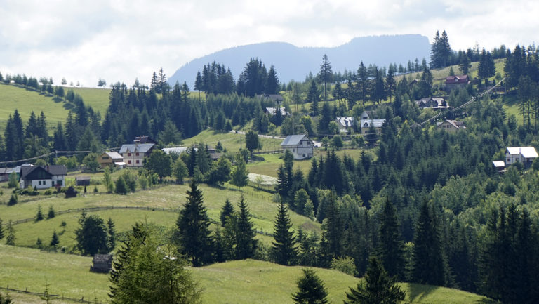 Paisaje de colinas