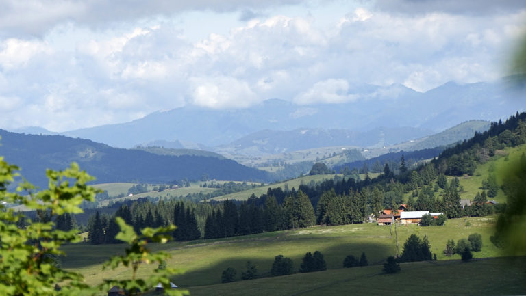 Paisaje de colinas